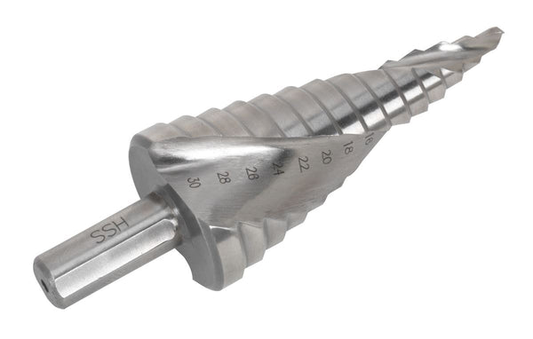 HSS M2 Step Drill Bit 4-30mm Spiral Flute