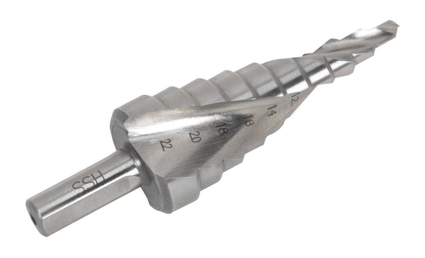 HSS 4341 Step Drill Bit 4-22mm Spiral Flute