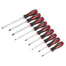 Sealey Premier Hammer-Thru Screwdriver Set 9pc AK4934