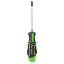 Sealey Premier Hammer-Thru Screwdriver Set 6pc - Hi-Vis Green AK4940HV