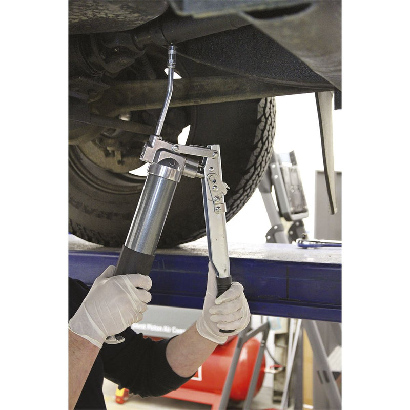 Adjustable Flow Grease Gun 2-Way Fill Heavy-Duty