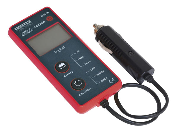 Battery & Alternator Tester 12V - LCD Screen