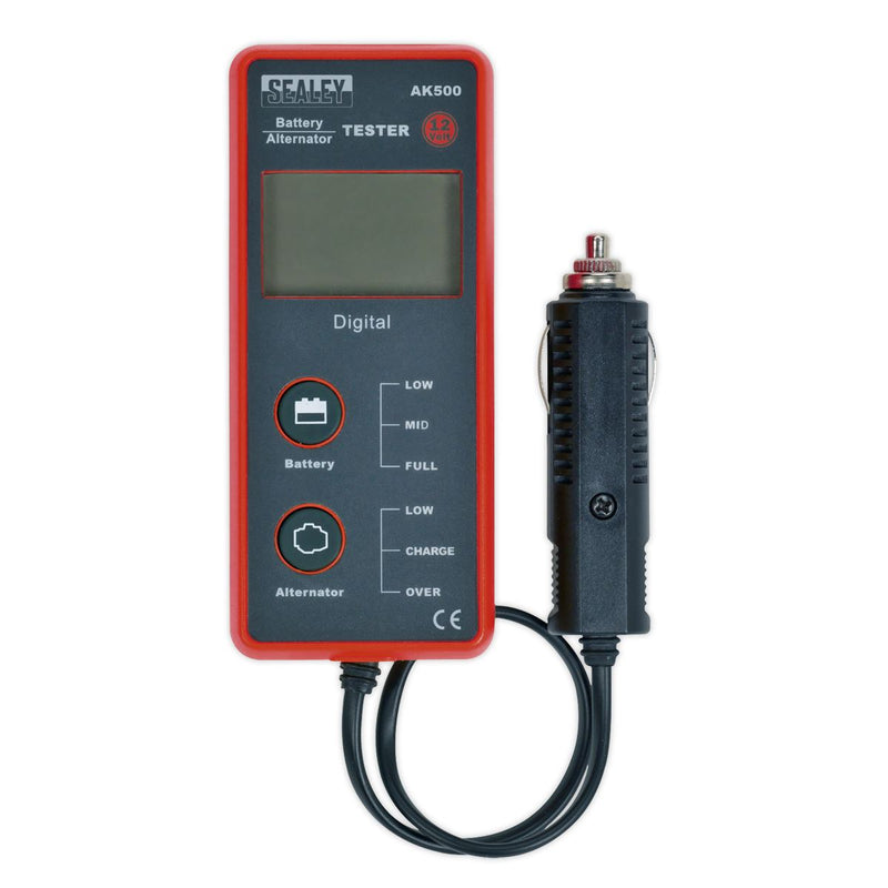 Battery & Alternator Tester 12V - LCD Screen