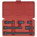 Sealey Premier Impact Adaptor & Extension Bar Set 1/2"Sq Drive 6pc AK5514