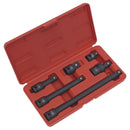 Sealey Premier Impact Adaptor & Extension Bar Set 1/2"Sq Drive 6pc AK5514