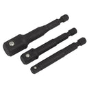 Sealey Premier Impact Socket Adaptor Set 3pc AK5521