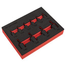 Sealey Premier Low Profile TRX-Star* Impact Socket Bit Set 1/4" & 3/8"Sq Drive 10pc AK5526