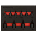 Sealey Premier Low Profile TRX-Star* Impact Socket Bit Set 1/4" & 3/8"Sq Drive 10pc AK5526