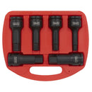 Sealey Premier Hex Impact Socket Bit Set 3/4"Sq Drive 6pc AK5586