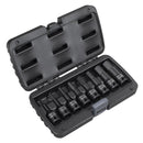 Sealey Premier Hex Impact Socket Bit Set 1/2"Sq Drive 8pc AK5601
