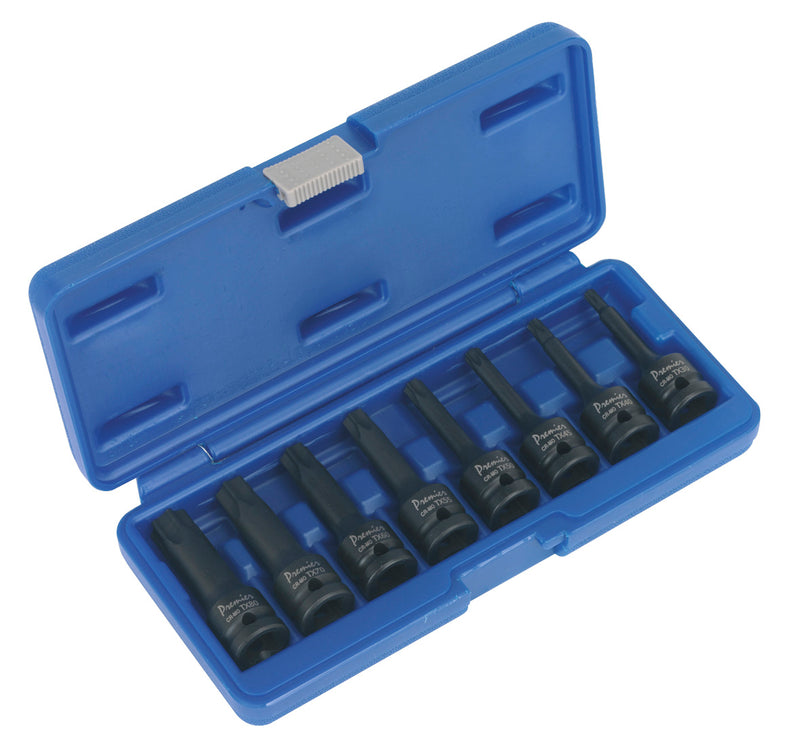 Impact TRX-Star* Socket Bit Set 8pc 1/2"Sq Drive