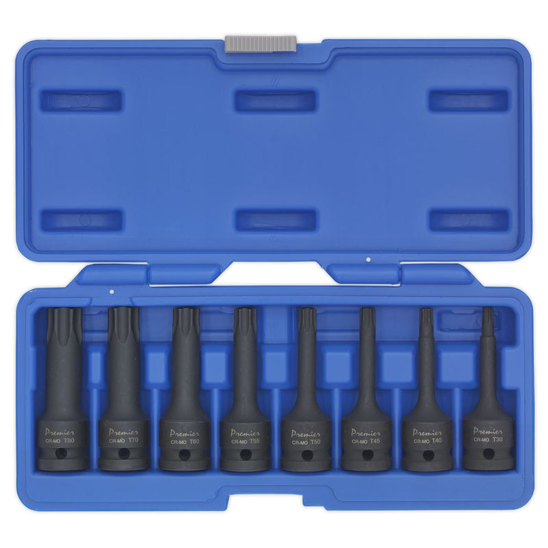 Impact TRX-Star* Socket Bit Set 8pc 1/2"Sq Drive