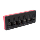Sealey Premier Spline Impact Socket Bit Set 1/2"Sq Drive 6pc AK5608