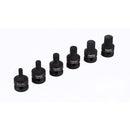 Sealey Premier Spline Impact Socket Bit Set 1/2"Sq Drive 6pc AK5608
