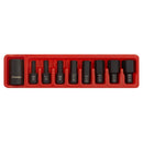 Sealey Premier Hex Impact Bit & Holder Set 1/2"Sq Drive 9pc AK5609