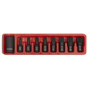 Sealey Premier Spline Impact Bit & Holder Set 1/2"Sq Drive 9pc AK5611
