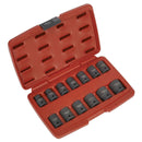 Sealey Premier Total Drive&reg; Impact Socket Set 1/2"Sq Drive 13pc AK5613TD
