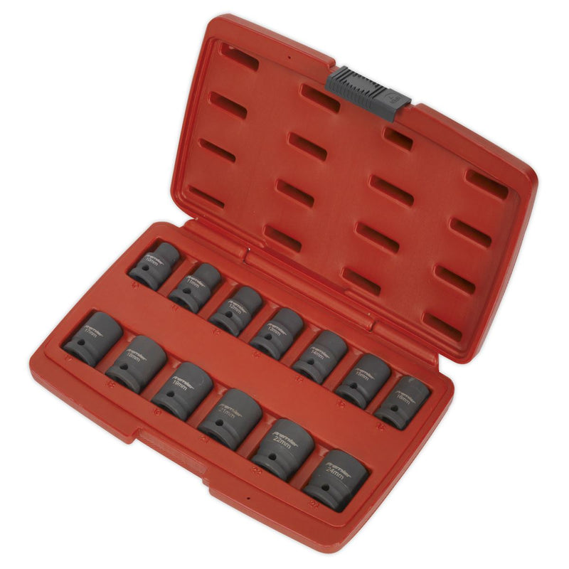 Impact Socket Set 13pc 1/2"Sq Drive Total Drive&reg;