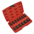 Sealey Premier Impact Socket Set 1/2"Sq Drive 12-point 13pc AK5614M