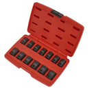 Sealey Premier Impact Socket Set 1/2"Sq Drive 12-point 13pc AK5614M