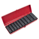 Sealey Premier Deep Impact Socket Set 1/2"Sq Drive 10pc AK58/11M