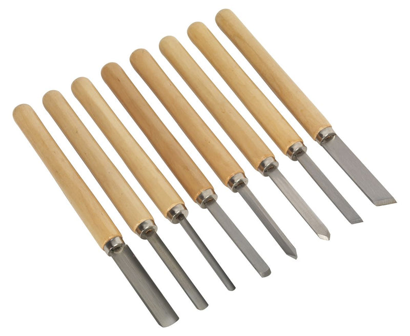 Wood Turning Chisel Set 8pc