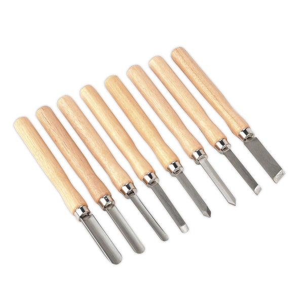 Wood Turning Chisel Set 8pc