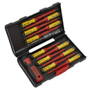 Sealey Premier Interchangeable Screwdriver Set 13pc - VDE Approved AK6128