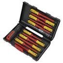 Sealey Premier Interchangeable Screwdriver Set 13pc - VDE Approved AK6128