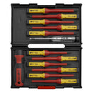 Sealey Premier Interchangeable Screwdriver Set 13pc - VDE Approved AK6128
