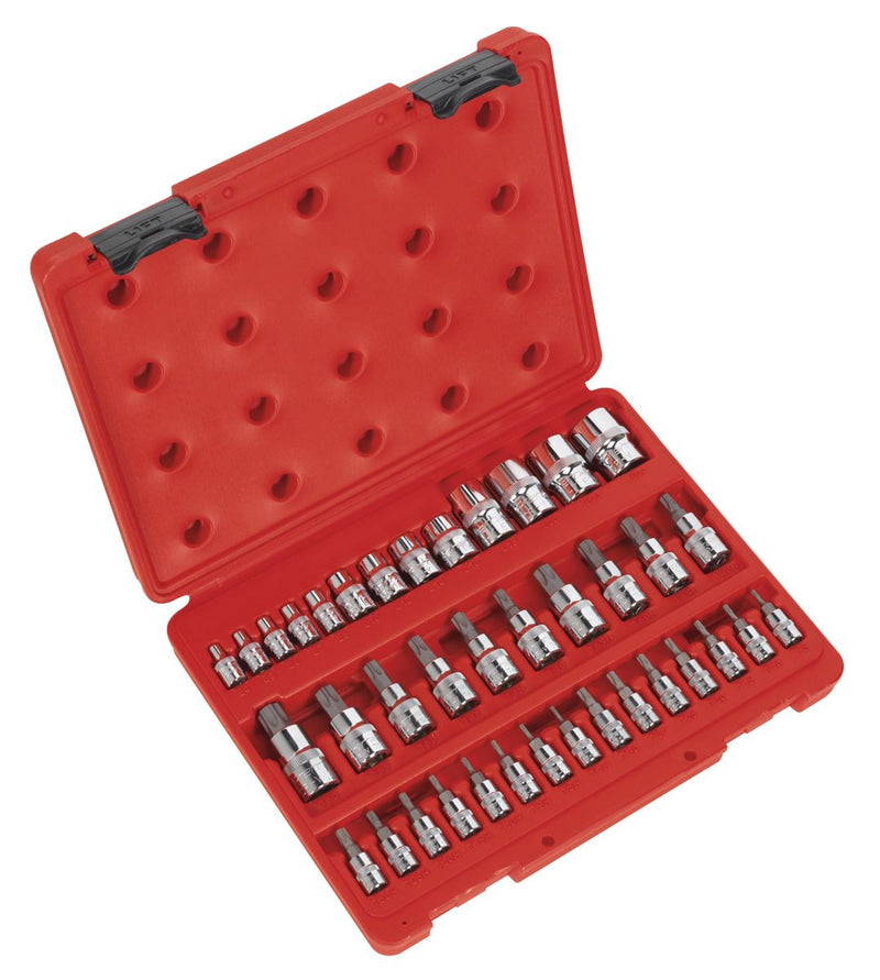 TRX-Star* Socket & Security Socket Bit Set 38pc 1/4", 3/8" & 1/2"Sq Drive