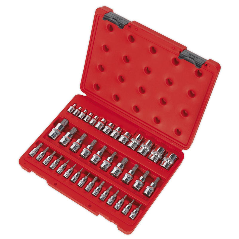 TRX-Star* Socket & Security Socket Bit Set 38pc 1/4", 3/8" & 1/2"Sq Drive