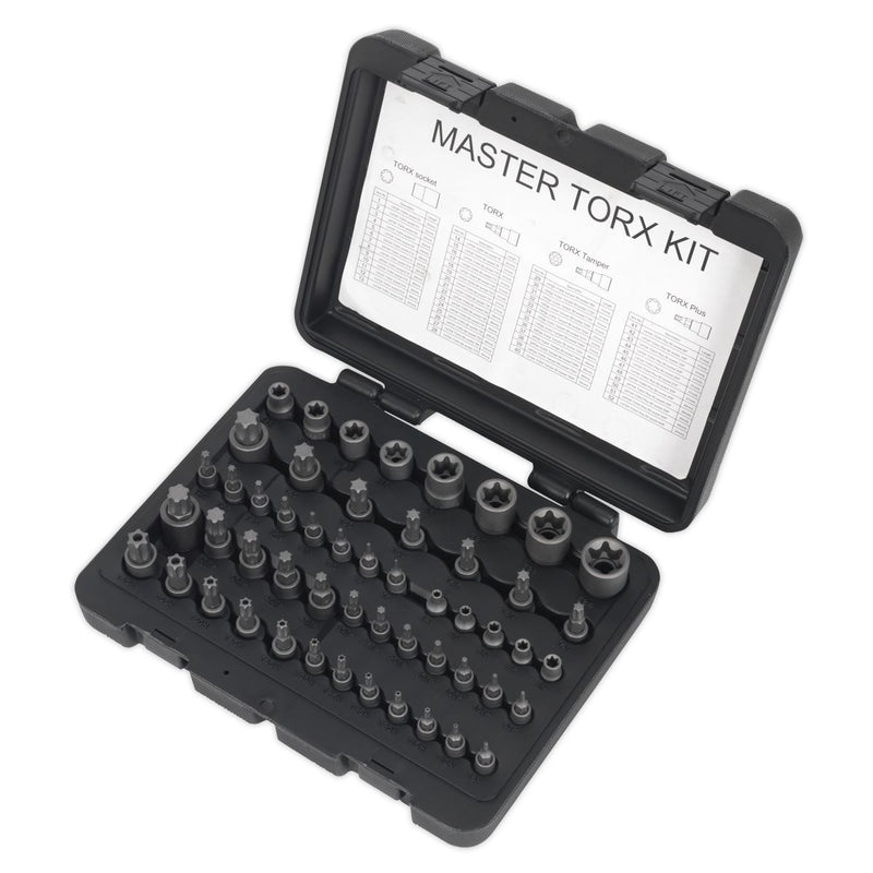 TRX-Star* Master Socket Set 52pc 1/4", 3/8" & 1/2"Sq Drive