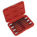 Sealey Premier Ball-End Hex Socket Bit Set 3/8"Sq Drive 7pc AK62257