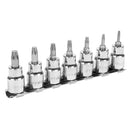 Sealey Socket Set for Removing Damaged TRX Star Torx Screws 7pc 3/8" AK62263