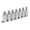 Sealey Premier Ribe Socket Bit Set 1/2"Sq Drive 55mm 7pc AK6234