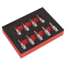 Sealey Premier Hex Socket Bit Set 3/8"Sq Drive 9pc AK6240
