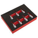 Sealey Premier Imperial Hex Socket Bit Set 3/8"Sq Drive 7pc AK6246