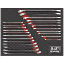 Sealey Premier Metric/Imperial Combination Spanner Set 23pc AK63256