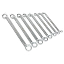 Sealey Premier Offset Double End Ring Spanner Set 8pc AK6327