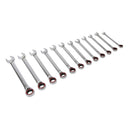 Sealey Premier Platinum Reversible Ratchet Combination Spanner Set 12pc AK63944