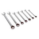 Sealey Premier Platinum Reversible Ratchet Combination Spanner Set 7pc AK63945