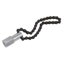 Sealey Oil Filter Chain Wrench 1/2"Sq Drive 120mm Capacity AK641