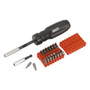 Sealey Premier Gearless Ratchet Screwdriver Set 34pc AK6498