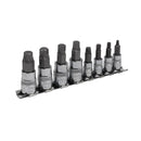 Sealey Premier Lock-On&trade; Hex Socket Bit Set 1/4" & 3/8"Sq Drive 8pc AK65600