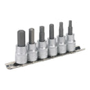 Sealey Premier Hex Key Socket Bit Set 3/8"Sq Drive 6pc AK656