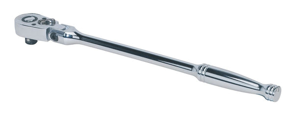 Ratchet Wrench Flexi-Head 300mm 3/8"Sq Drive Pear-Head Flip Reverse