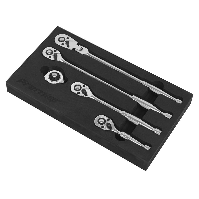 Ratchet Wrench Master Set 5pc 3/8"Sq Drive