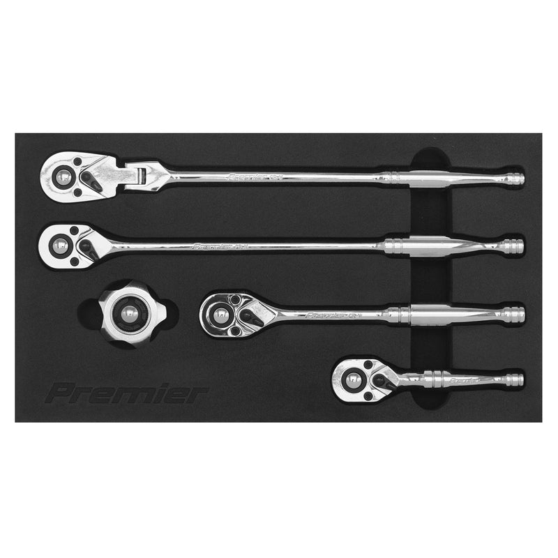 Ratchet Wrench Master Set 5pc 3/8"Sq Drive