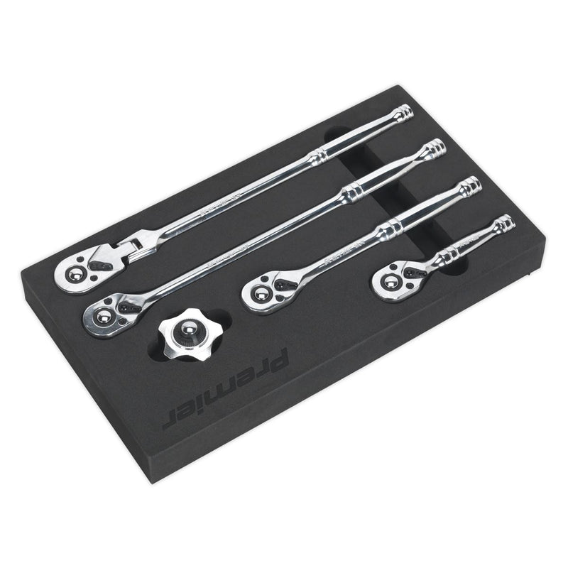 Ratchet Wrench Master Set 5pc 3/8"Sq Drive